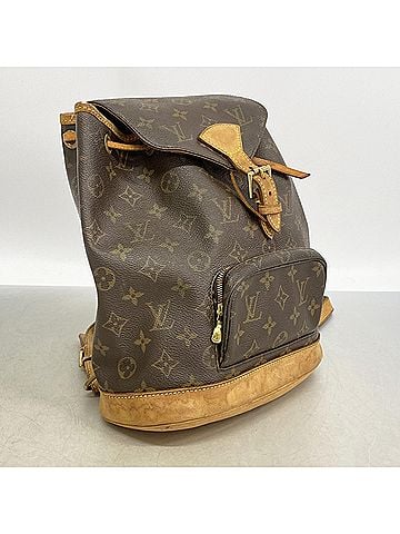 Louis Vuitton Louis Vuitton Monogram Montsouris MM Backpack (M51136) Brown - Women's (view 2)