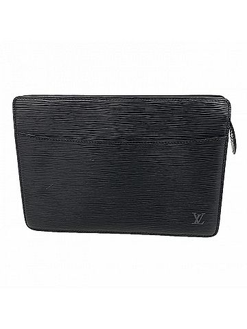 Louis Vuitton Louis Vuitton Epi Pochette Homme Clutch Bag M52522 Noir (Men's) (view 1)