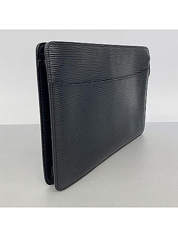 Louis Vuitton Louis Vuitton Epi Pochette Homme Clutch Bag M52522 Noir (Men's) (view 2)