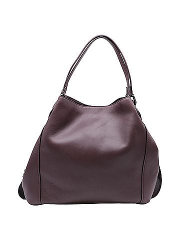 Coach Coach Edie Shoulder Bag in Burgundy Leather (view 1)