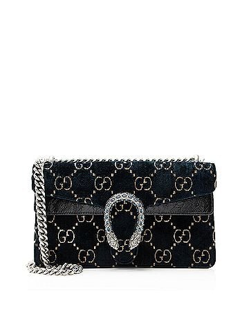 Gucci Gucci GG Velvet Crystal Dionysus Medium E/W Shoulder Bag (view 1)