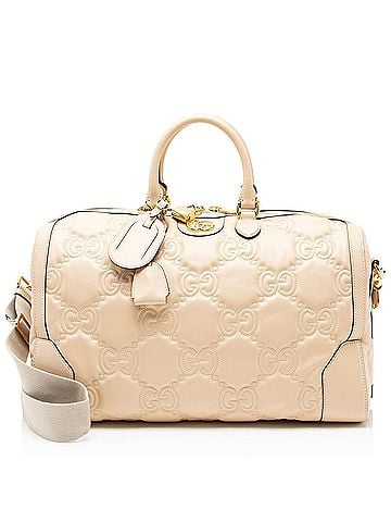 Gucci Gucci Jumbo GG Matelasse Leather Medium Duffle (view 1)
