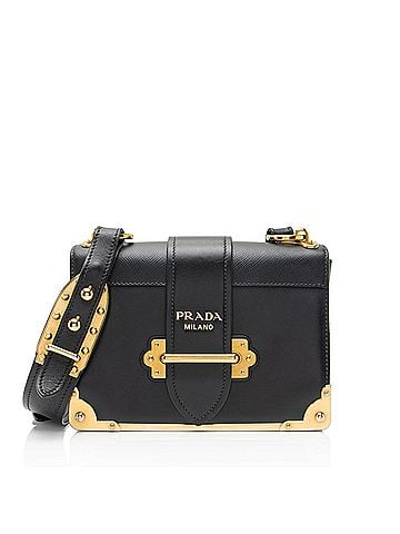 Prada Prada Calfskin Cahier Shoulder Bag (view 1)