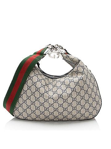 Gucci Gucci GG Supreme Web Attache Large Shoulder Bag (view 1)