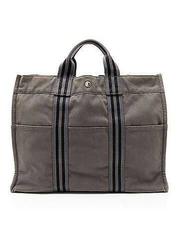 Hermès Hermes Toile Fourre Tout MM Tote (view 1)