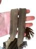 Sorial 100% Suede Solid Green Leather Shoulder Bag One size - photo 4
