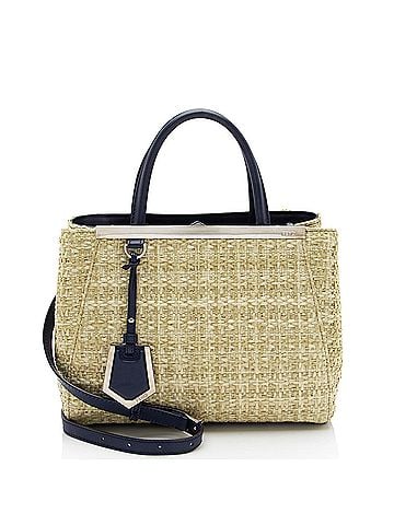 Fendi Fendi Raffia Petite 2Jours Tote (view 1)