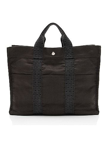 Hermès Hermes Vintage Canvas Herline MM Tote (view 1)