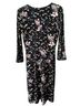 Jigsaw Floral Black Multi Color Casual Dress Size M - photo 2