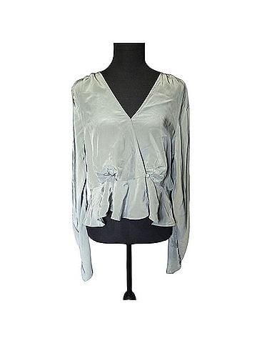 Madewell Bell-Sleeve Wrap Top Long Sleeve T-Shirt (view 1)