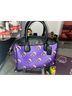 Coach Floral Purple Black Red White Leather Satchel One size - photo 6