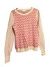 Fate Print Multi Color Pullover Sweater Size L - photo 1