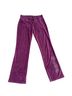 BCBGMAXAZRIA Purple Velour Pants Size S - photo 1