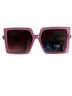 Bob Mackie 100% Plastic Solid Pink Sunglasses One size - photo 2