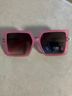 Bob Mackie 100% Plastic Solid Pink Sunglasses One size - photo 4
