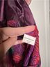 Anna Sui 100% Silk Paisley Purple Pink Orange Green Blouse Size 4 - photo 10