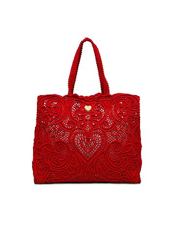 Dolce & Gabbana Large Cordonetto Lace Beatrice Shopper Tote (view 1)