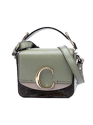 Chloé Mini Tricolor Croc Embossed Calfskin C Satchel (view 1)