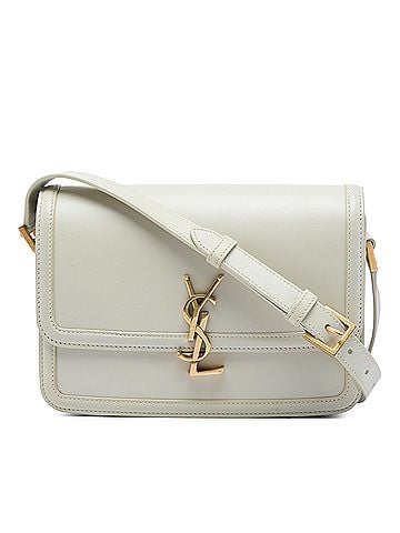 Saint Laurent Medium Smooth Calfskin Solferino Satchel In Box (view 1)