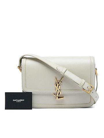Saint Laurent Medium Smooth Calfskin Solferino Satchel In Box (view 2)