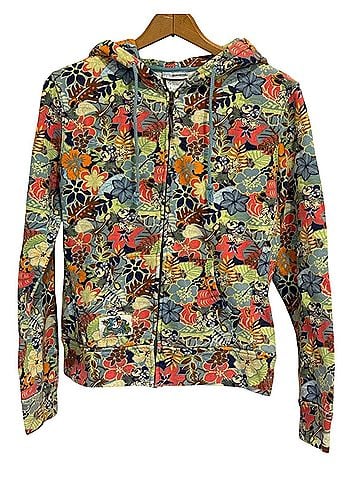 Disneyland Resort Minnie Mouse Hawaiian Tropical Hula Full-Zip Hoodie Sweatshirt (view 1)