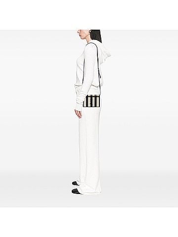 Saint Laurent Metallic Striped Fabric Monogram Kate Crossbody (view 2)