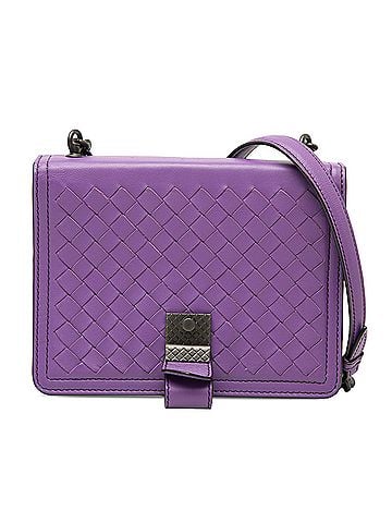 Bottega Veneta Small Nappa Intrecciato Runway Shoulder Bag (view 1)