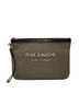 Saint Laurent 100% Raffia Brown Raffia Rive Gauche Clutch One size - photo 1