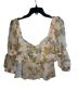 For Love & Lemons Floral Multi Color Blouse Size M - photo 2