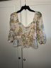 For Love & Lemons Floral Multi Color Blouse Size M - photo 7