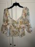 For Love & Lemons Floral Multi Color Blouse Size M - photo 13