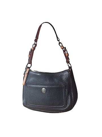 Coach Classic Medium Black Leather Hobo Bag Hobo (view 1)