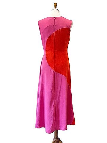 Karen Millen Colorblock Midi Casual Dress (view 2)