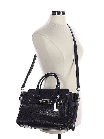 Coach swagger 32 Leather Satchel (view 1)