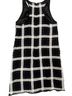 Milly Checkered-gingham Black White Cocktail Dress Size 4 - photo 2