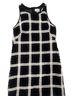 Milly Checkered-gingham Black White Cocktail Dress Size 4 - photo 1