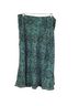 East5th 100% Polyester Floral Multi Color Blue Green Casual Skirt Size 18 - photo 2