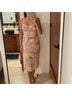 Anonymous Marled Pink Brown Casual Dress Size M - photo 4