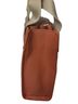 Cavalli Class 100% Vegan Leather Solid Stripes Graphic Color Block Orange Tan Tote One size - photo 9