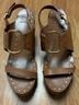 Tory Burch 100% Leather Tan Gold Wedges Size 9 1/2 - photo 4