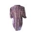 J.Crew 100% Poly Floral Purple Short Sleeve Blouse Size S - photo 2