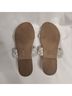 Steve Madden Silver Tan Sandals Size 8 1/2 - photo 4
