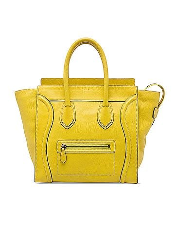 Céline Mini Grained Calfskin Luggage Tote (view 1)