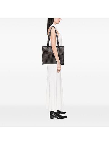 Céline Macadam Coated Canvas Tote (view 2)