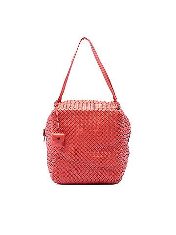 Bottega Veneta Nappa Intrecciato Cube Shoulder Bag (view 1)