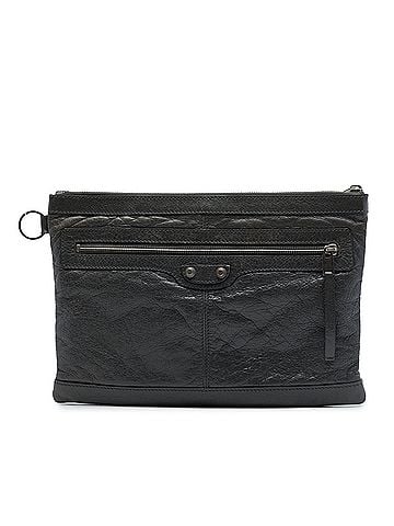 Balenciaga Lambskin Motocross Classic Clip Clutch M (view 1)