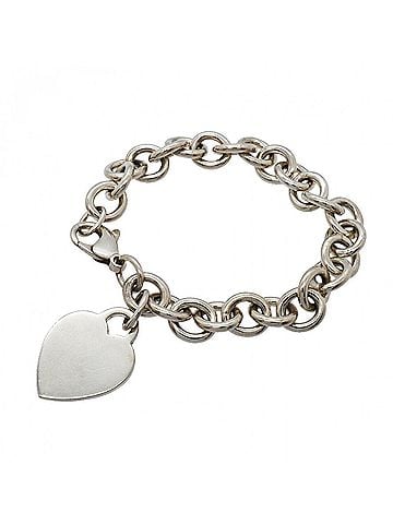 Tiffany & Co. Tiffany &amp; Co. Heart Tag Bracelet, Sterling Silver 925, Women's (view 1)