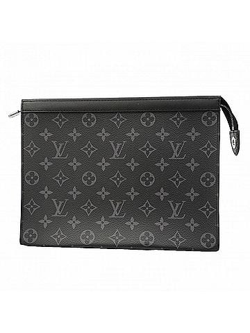 Louis Vuitton Louis Vuitton Monogram Eclipse Pochette Voyage MM Clutch Bag M61692 Black Men's (view 1)