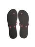 Reef Floral Purple Black Flip Flops Size 7 - photo 2