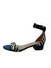 Talbots Animal Print Black White Sandals Size 7 1/2 - photo 1